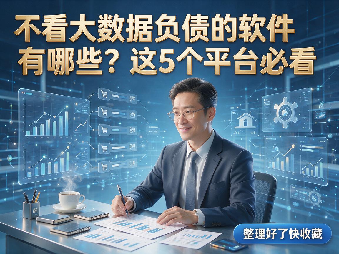 不看大数据负债的软件有哪些？这5个平台必看，整理好了快收藏