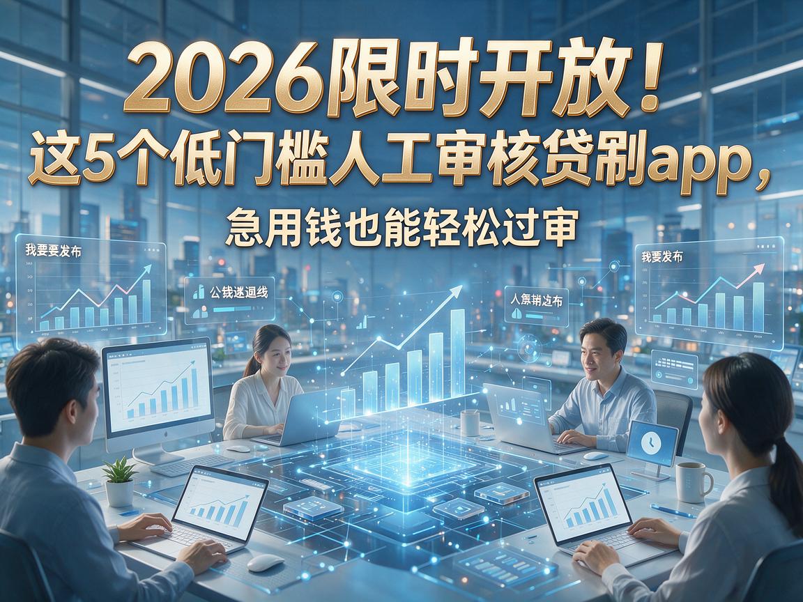 2026限时开放！这5个低门槛人工审核贷款app，急用钱也能轻松过审