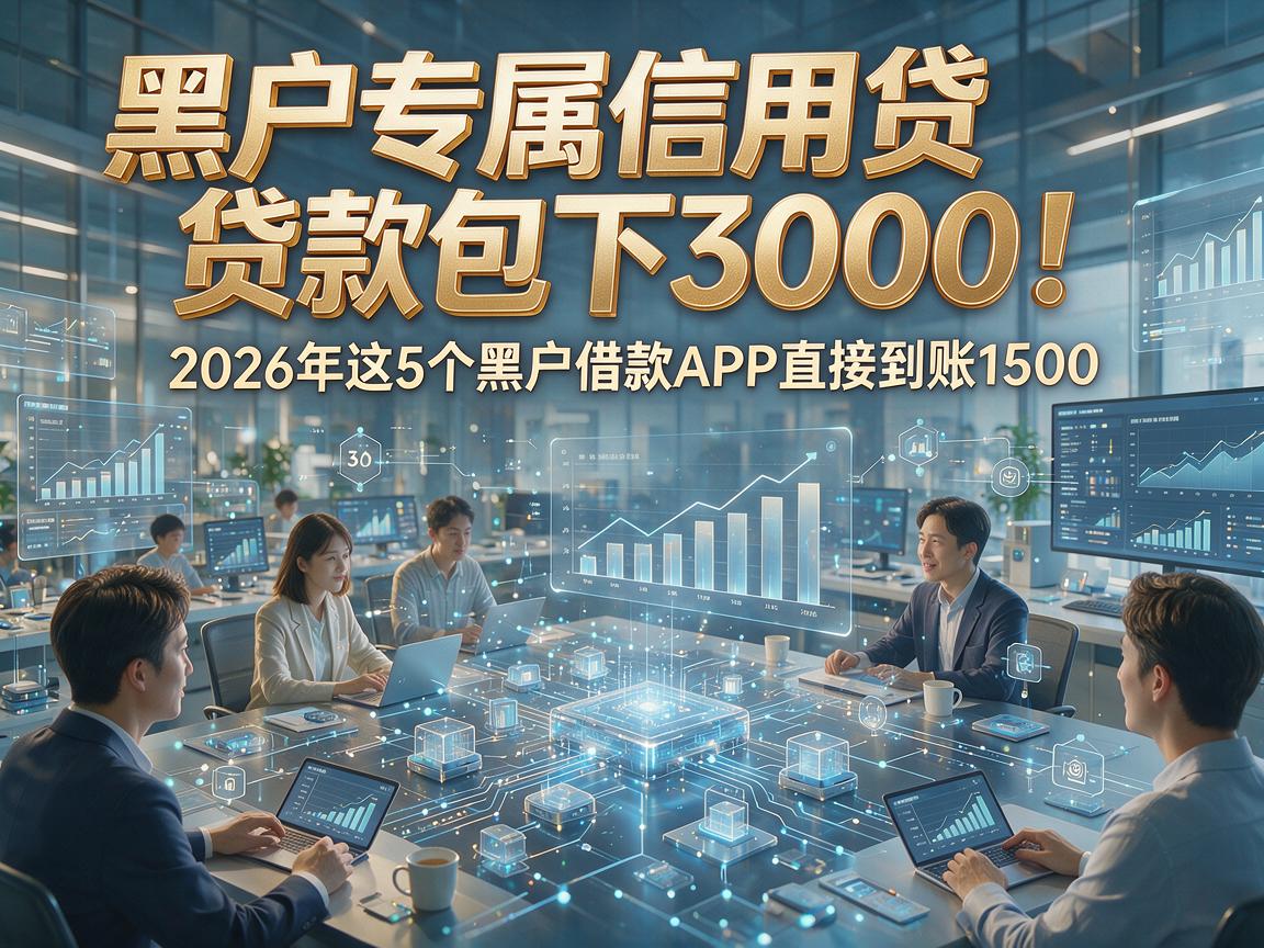 黑户专属信用贷款包下3000！2026年这5个黑户借款APP直接到账1500