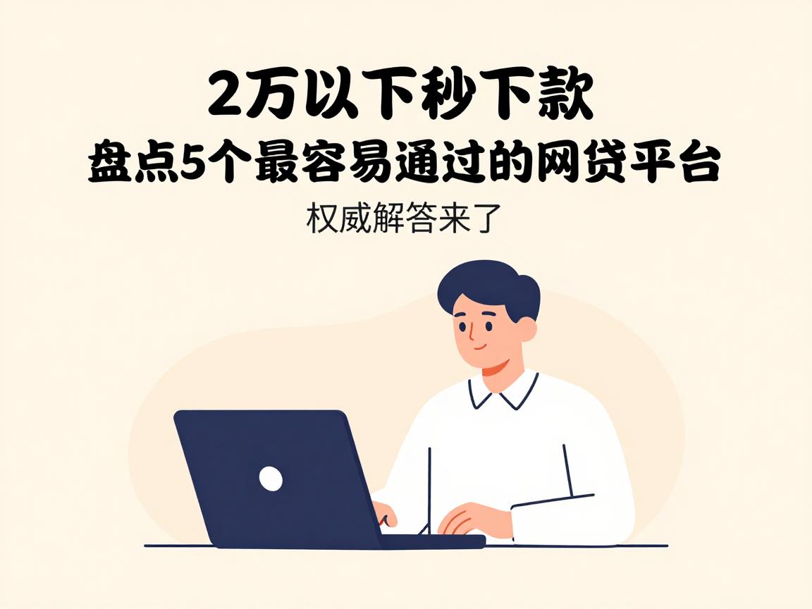 2万以下秒下款！盘点5个最容易通过的网贷平台，权威解答来了！