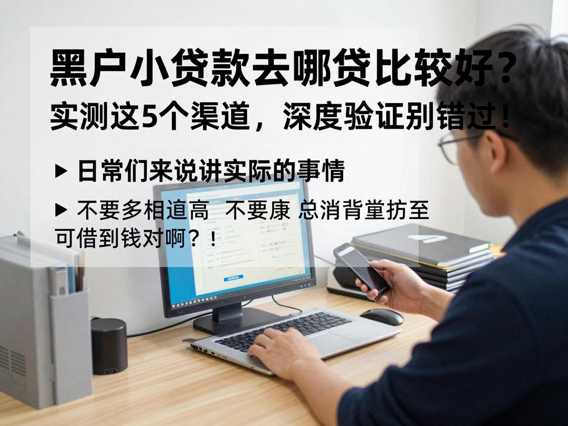 黑户小额贷款去哪贷比较好？实测这5个渠道，深度验证别错过！
