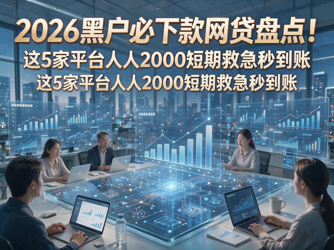 2026黑户必下款网贷盘点！这5家平台人人2000短期救急秒到账