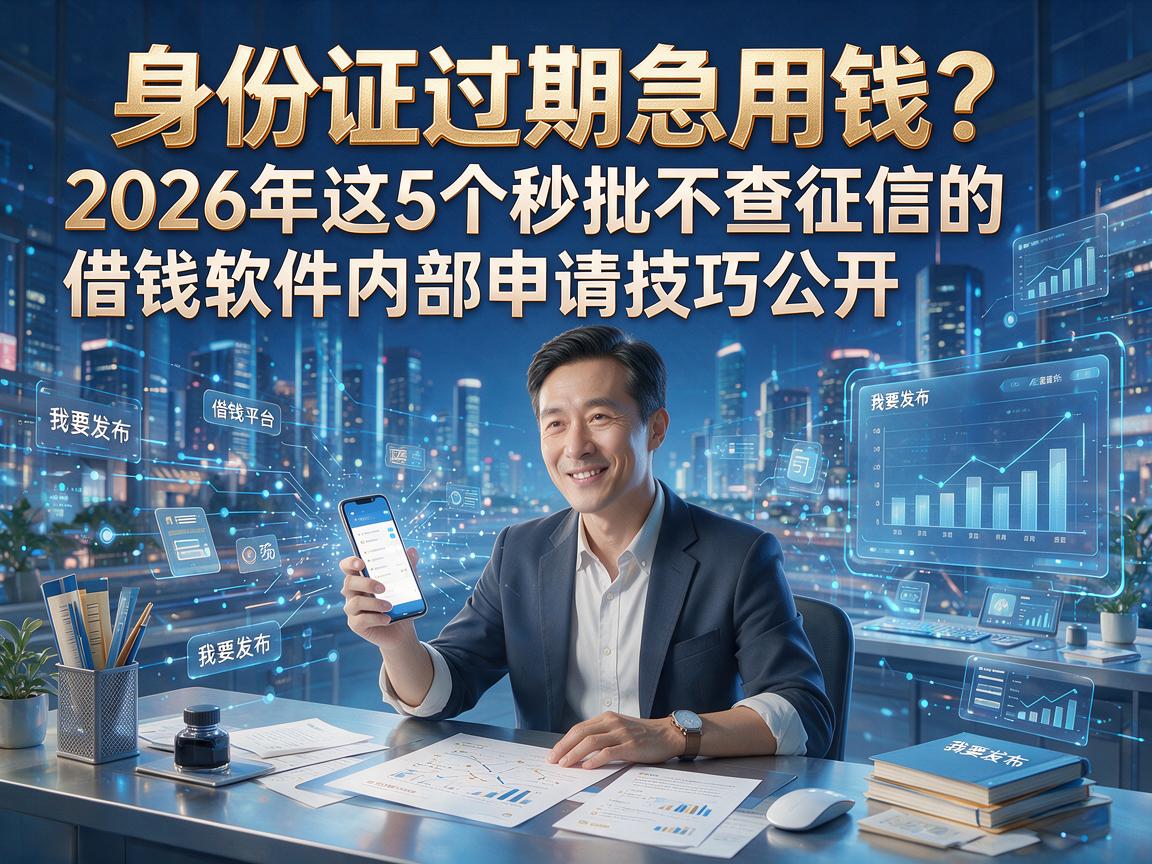 身份证过期急用钱？2026年这5个秒批不查征信的借钱软件内部申请技巧公开