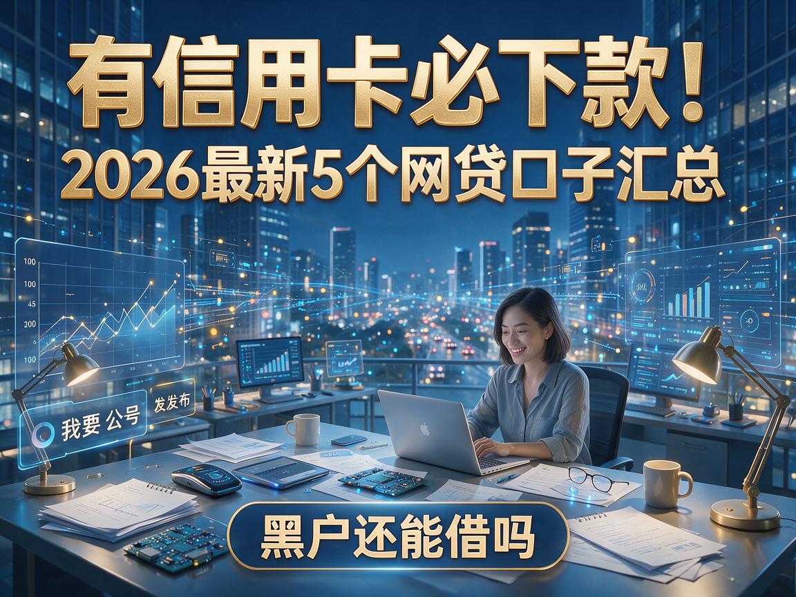 有信用卡必下款！2026最新5个网贷口子汇总，黑户还能借吗？