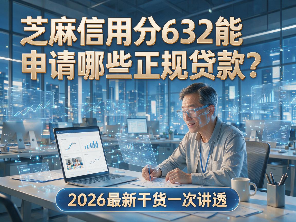 芝麻信用分632能申请哪些正规贷款?2026最新干货一次讲透!