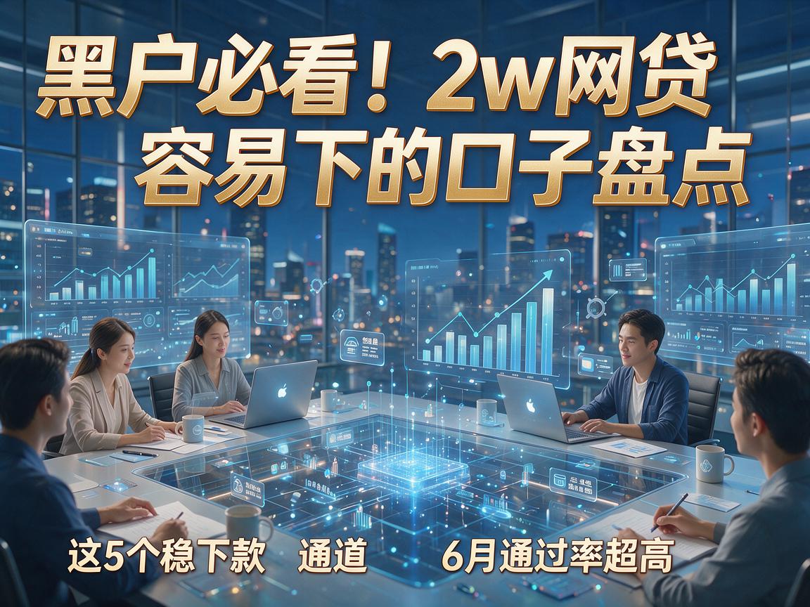 黑户必看!2w网贷容易下的口子盘点,这5个稳下款通道6月通过率超高