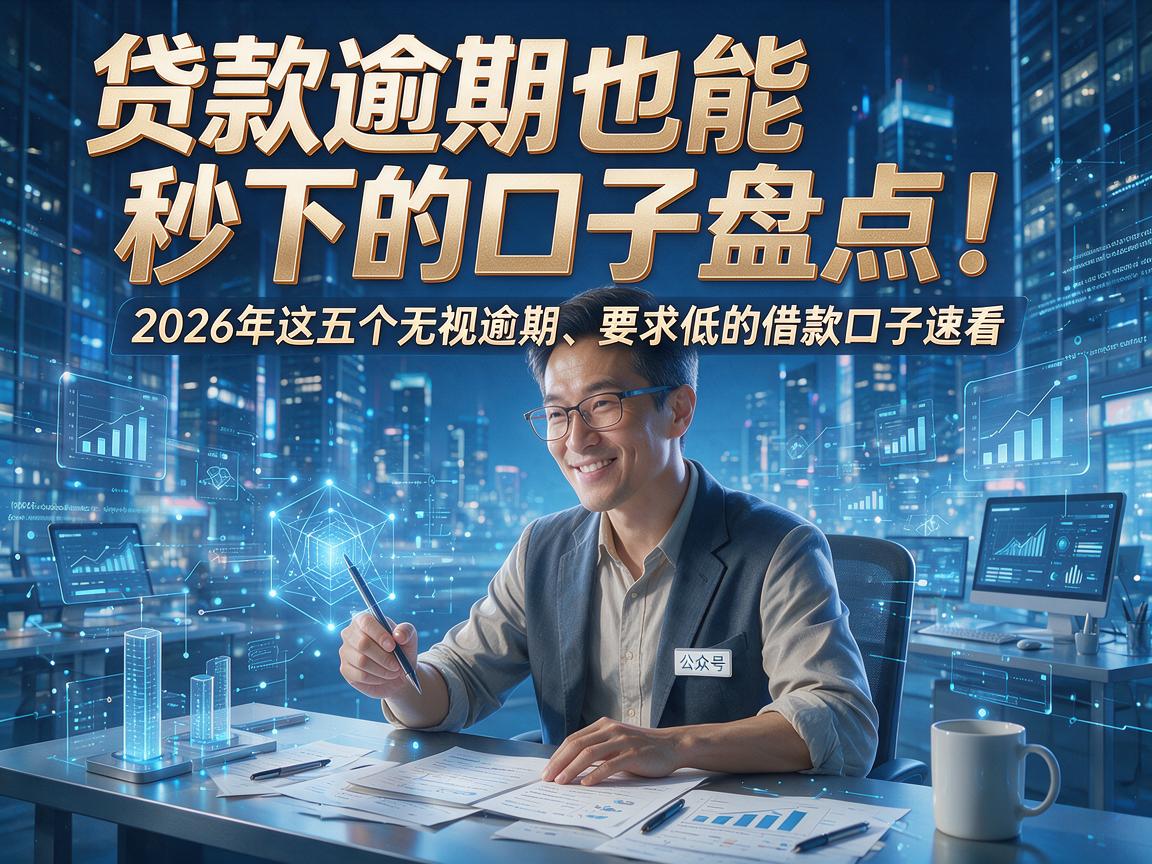 贷款逾期也能秒下的口子盘点！2026年这五个无视逾期、要求低的借款口子速看