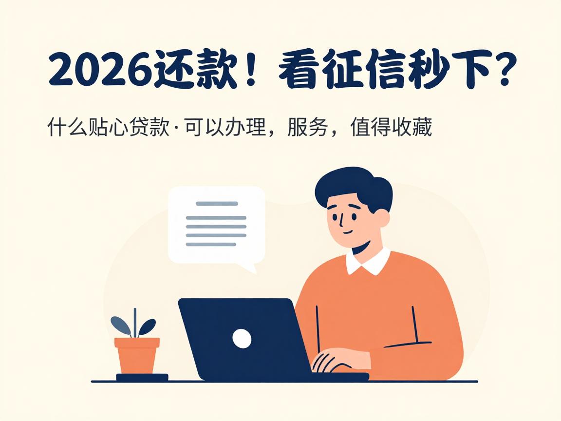 2026年还款！什么贷款不看征信秒下？这5个贴心服务值得收藏