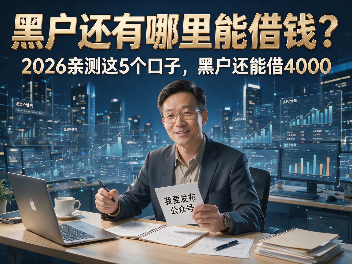 黑户还有哪里能借钱？2026亲测这5个口子，黑户还能借4000！