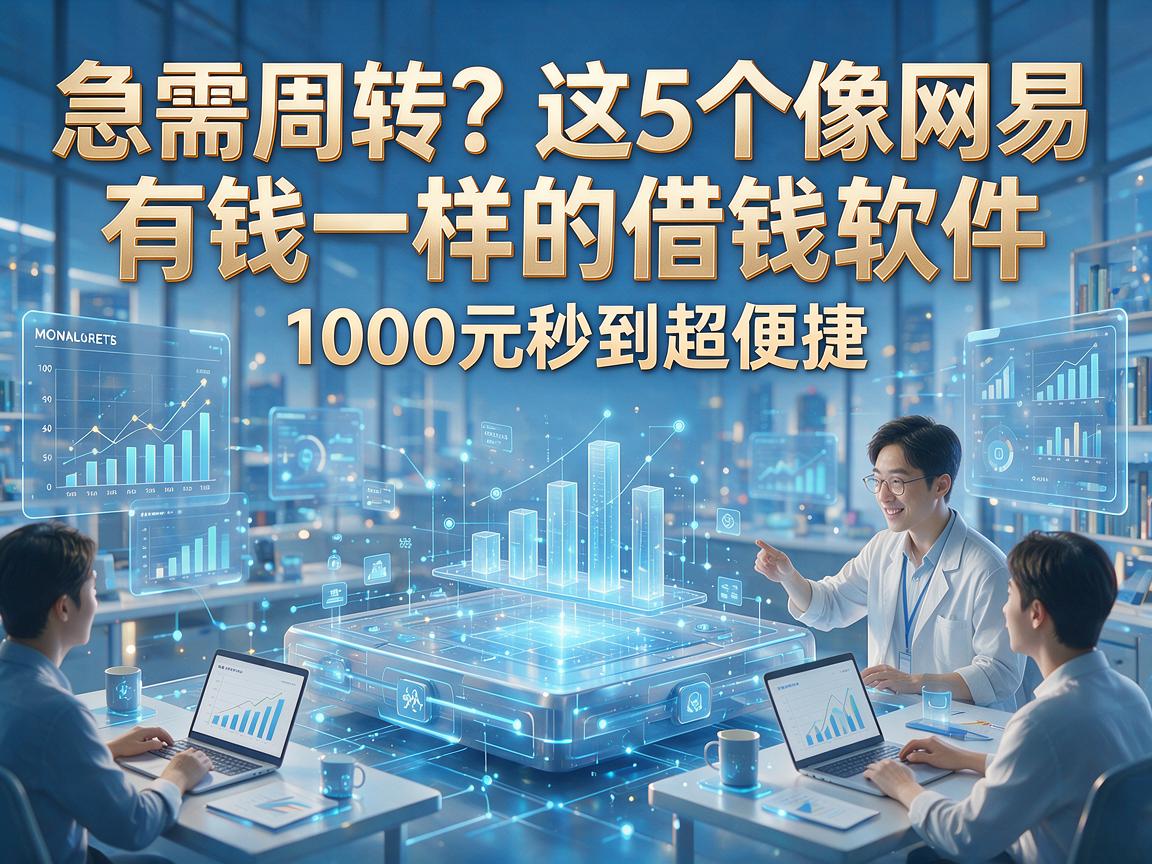急需周转？这5个像网易有钱一样的借钱软件，1000元秒到超便捷