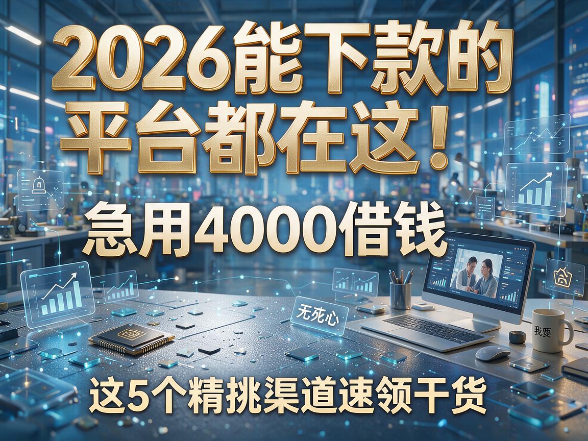 2026能下款的平台都在这！急用4000借钱，这5个精挑渠道速领干货