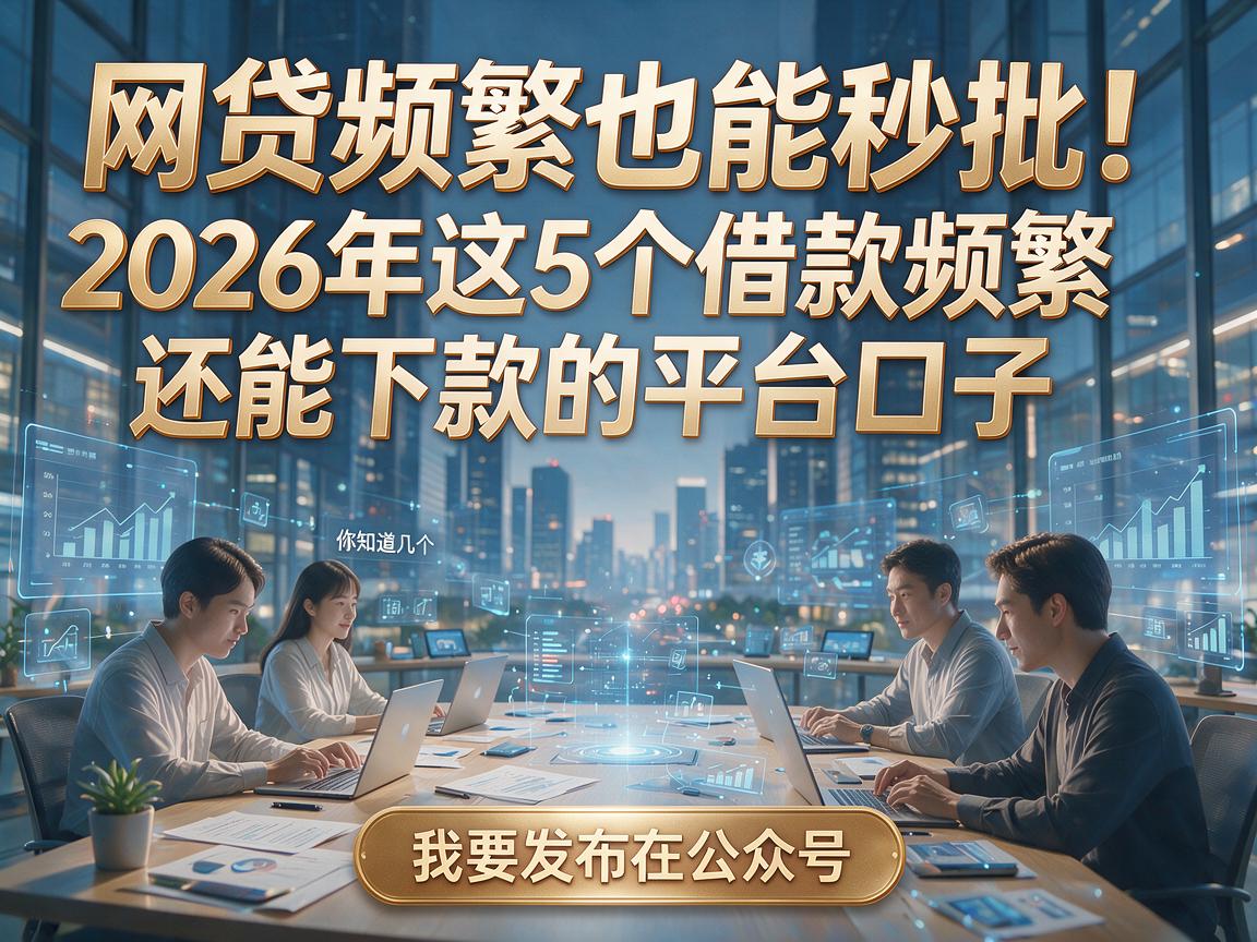网贷频繁也能秒批!2026年这5个借款频繁还能下款的平台口子,你知道几个?