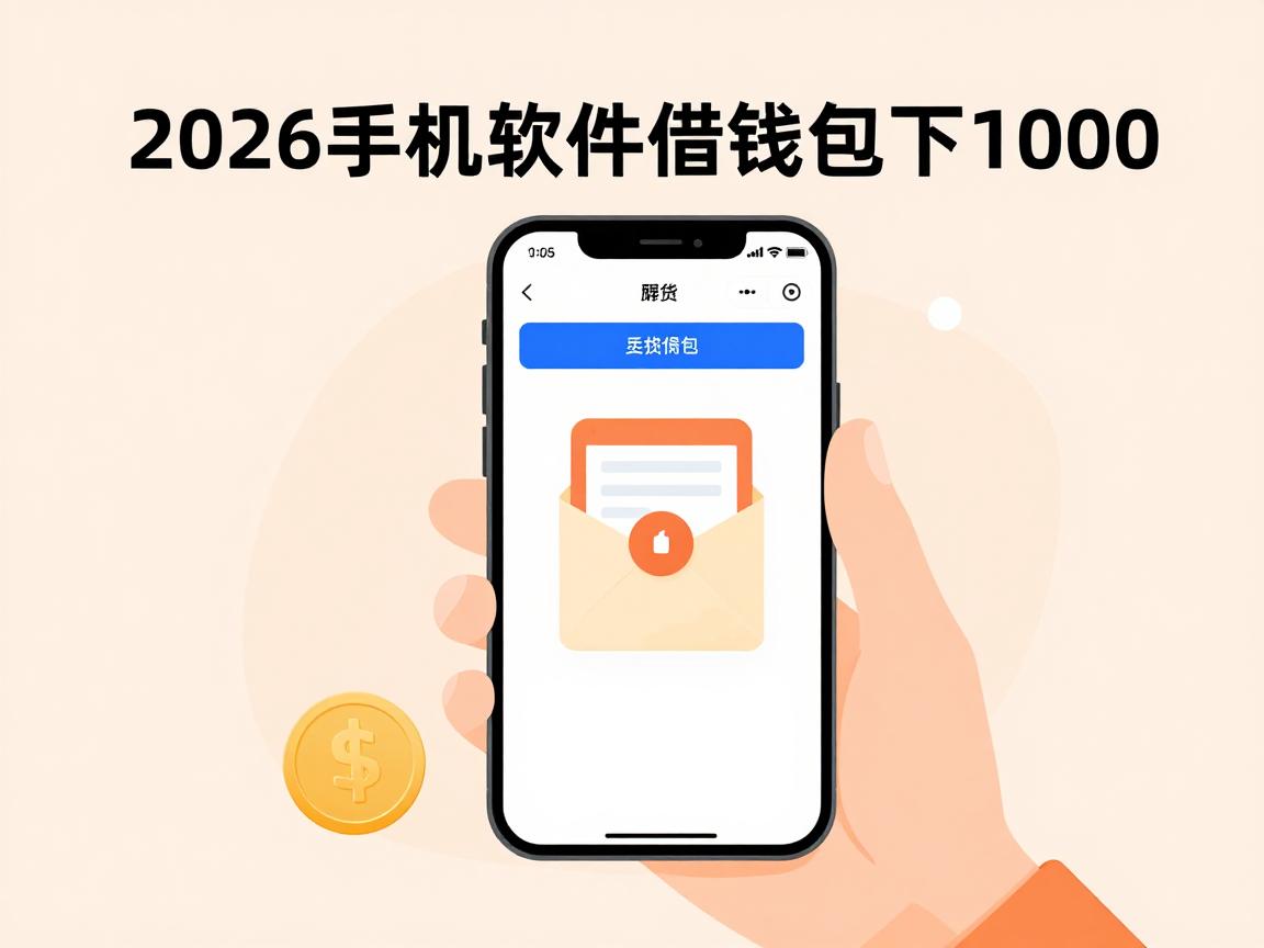 2026手机软件借钱包下1000必看！2026最新五个门槛低的小额借款平台