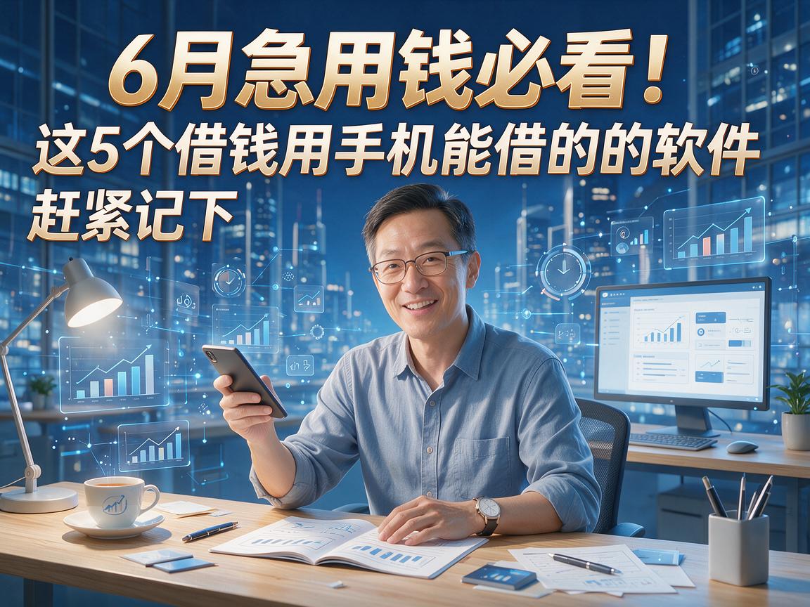 6月急用钱必看！这5个借钱用手机能借的软件赶紧记下