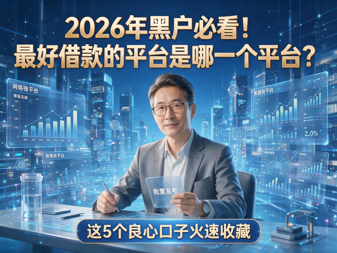 2026年黑户必看！最好借款的平台是哪一个平台？这5个良心口子火速收藏！