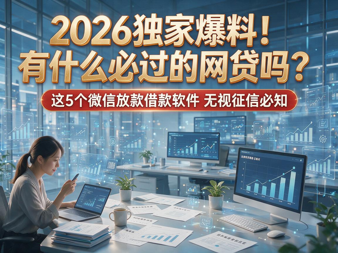 2026独家爆料！有什么必过的网贷吗？这5个微信放款借款软件无视征信必知