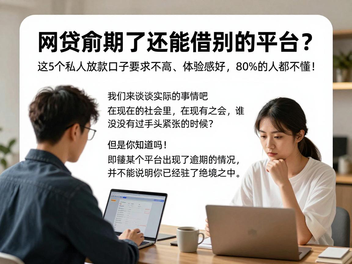 网贷逾期了还能借别的平台?这5个私人放款口子要求不高、体验感好,80%的人都不懂!