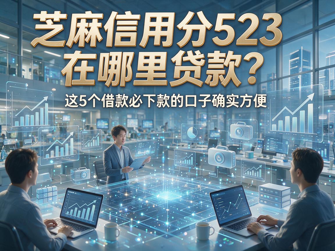 芝麻信用分523在哪里贷款？这5个借款必下款的口子确实方便