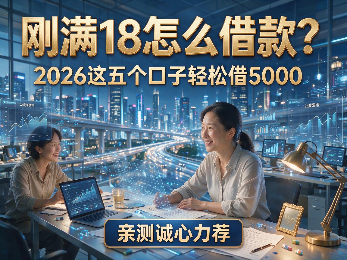 刚满18怎么借款？2026这五个口子轻松借5000，亲测诚心力荐