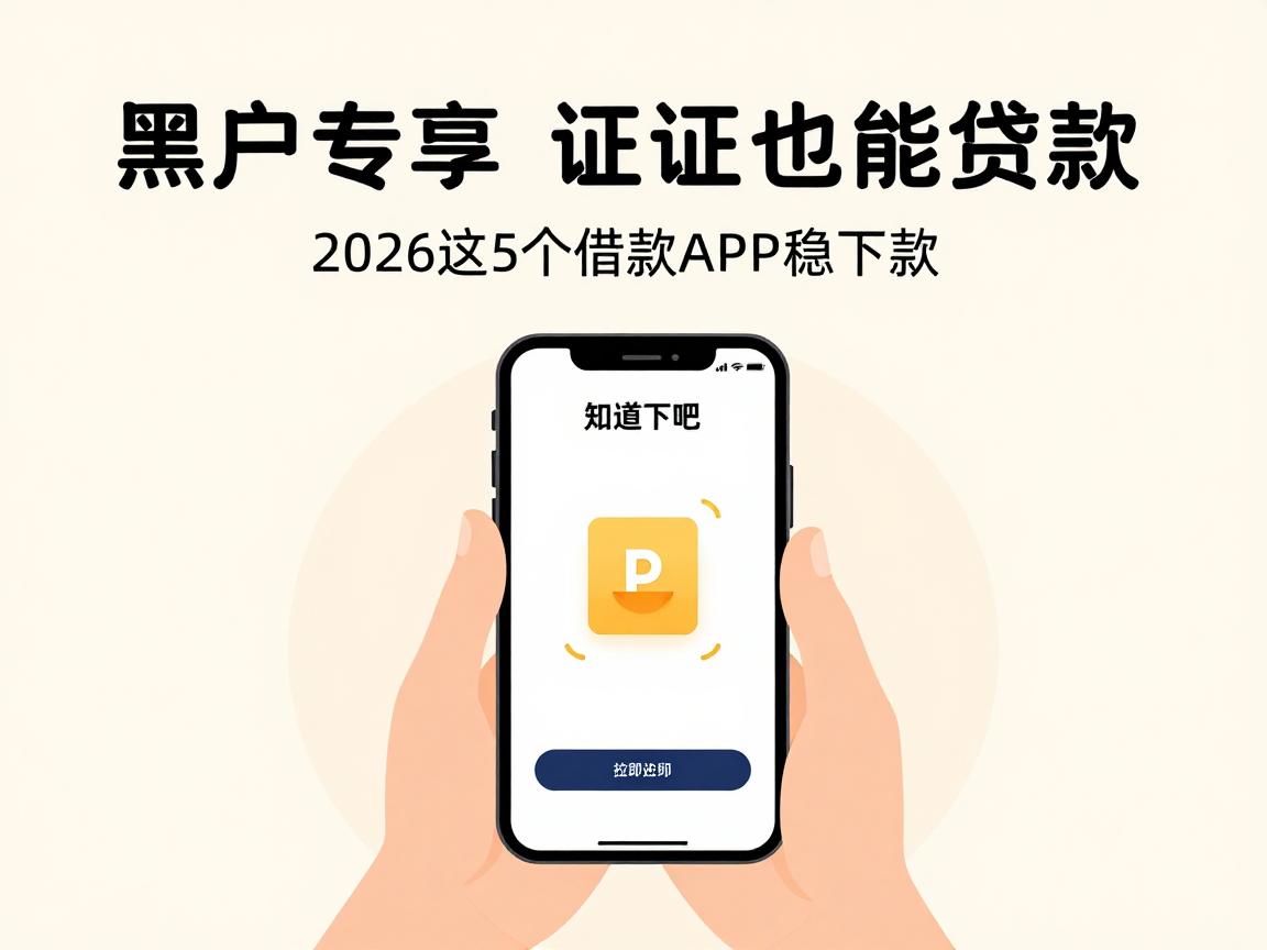 黑户专享!凭手机验证码也能贷款,2026这5个借款APP稳下款