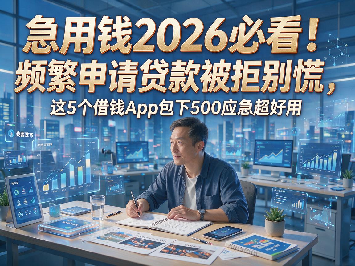 急用钱2026必看！频繁申请贷款被拒别慌，这5个借钱App包下500应急超好用