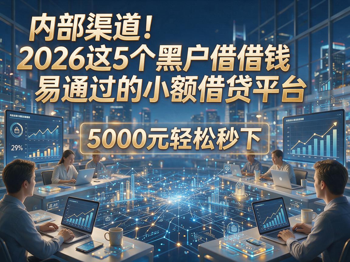 内部渠道！2026这5个黑户借钱易通过的小额借贷平台，5000元轻松秒下！