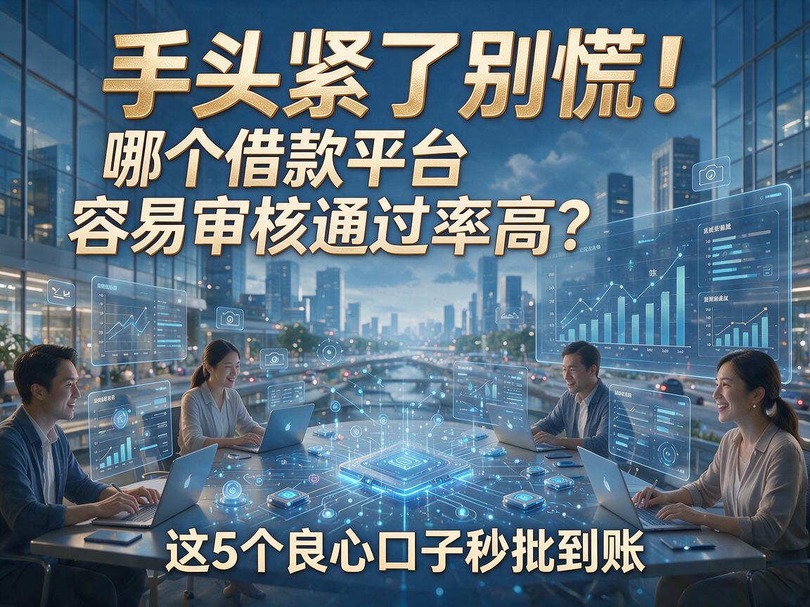 手头紧了别慌！哪个借款平台容易审核通过率高？这5个良心口子秒批到账