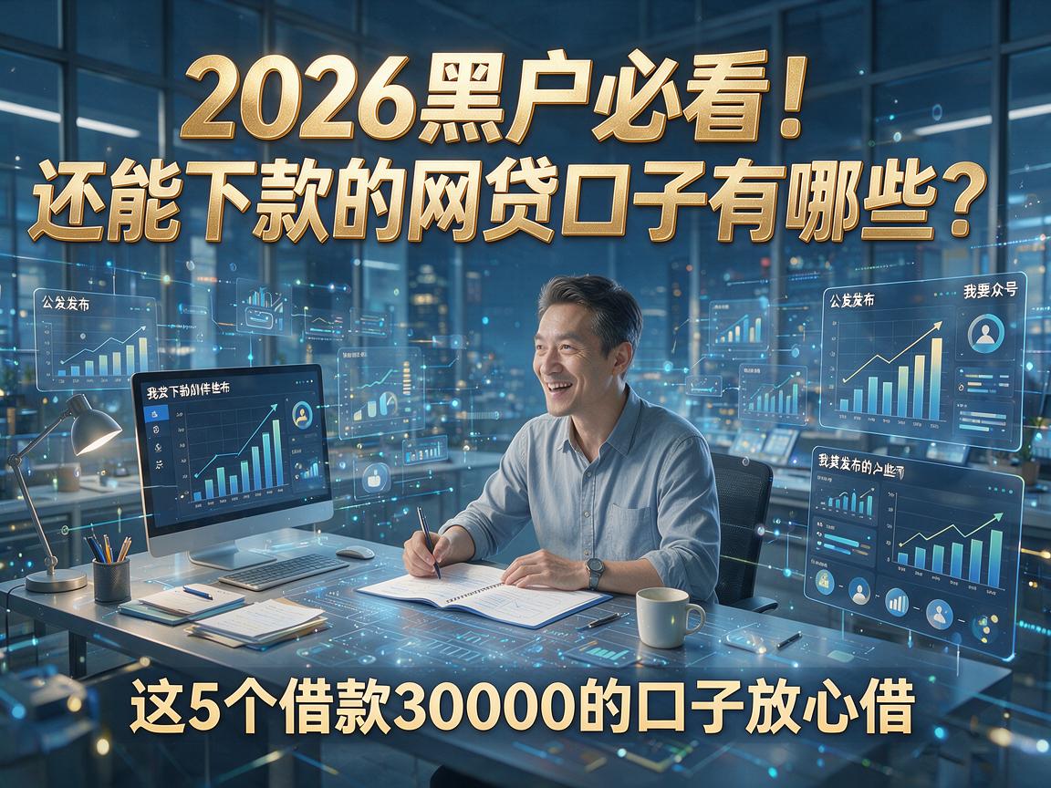 2026黑户必看！还能下款的网贷口子有哪些？这5个借款30000的口子放心借！