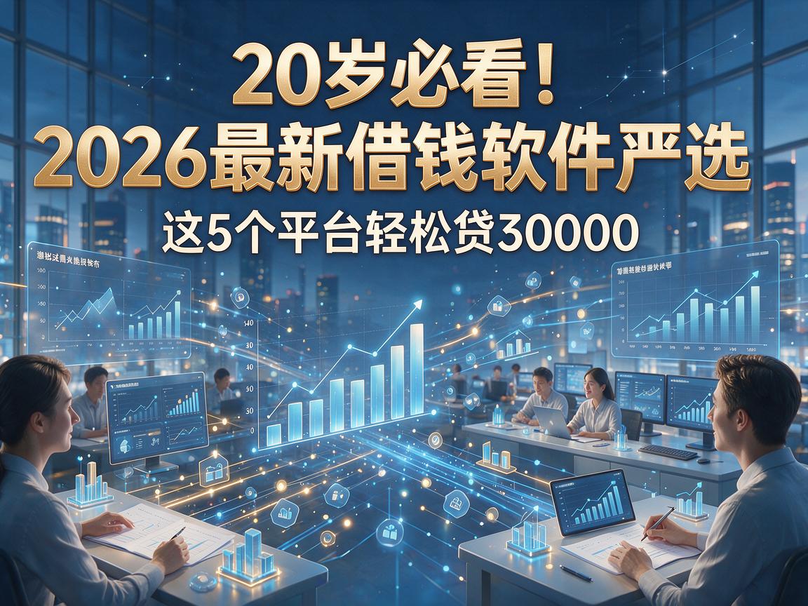 20岁必看！2026最新借钱软件严选，这5个平台轻松贷30000