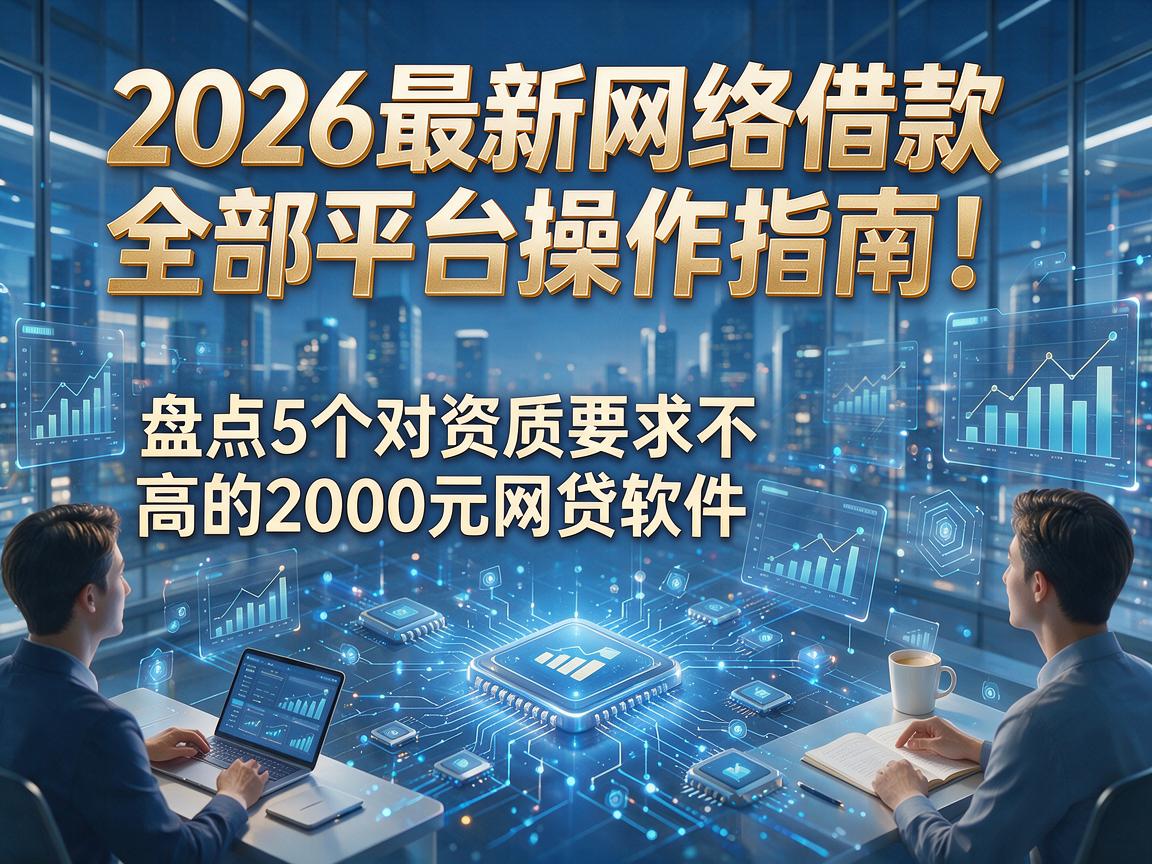 2026最新网络借款全部平台操作指南!盘点5个对资质要求不高的2000元网贷软件