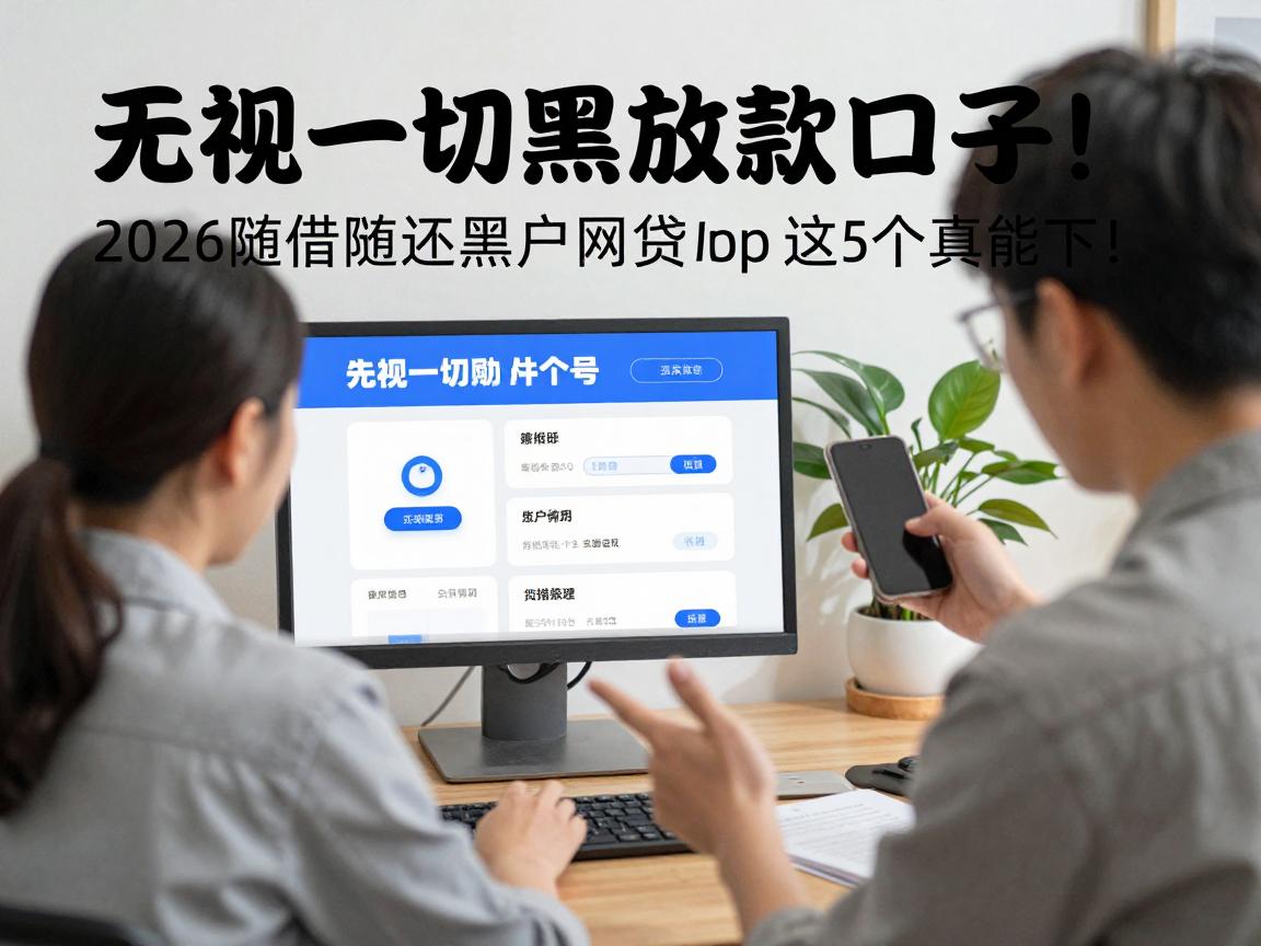 无视一切黑放款口子！2026随借随还黑户网贷App，这5个真能下！