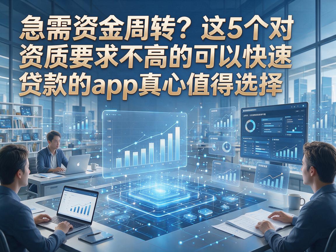 急需资金周转?这5个对资质要求不高的可以快速贷款的app真心值得选择