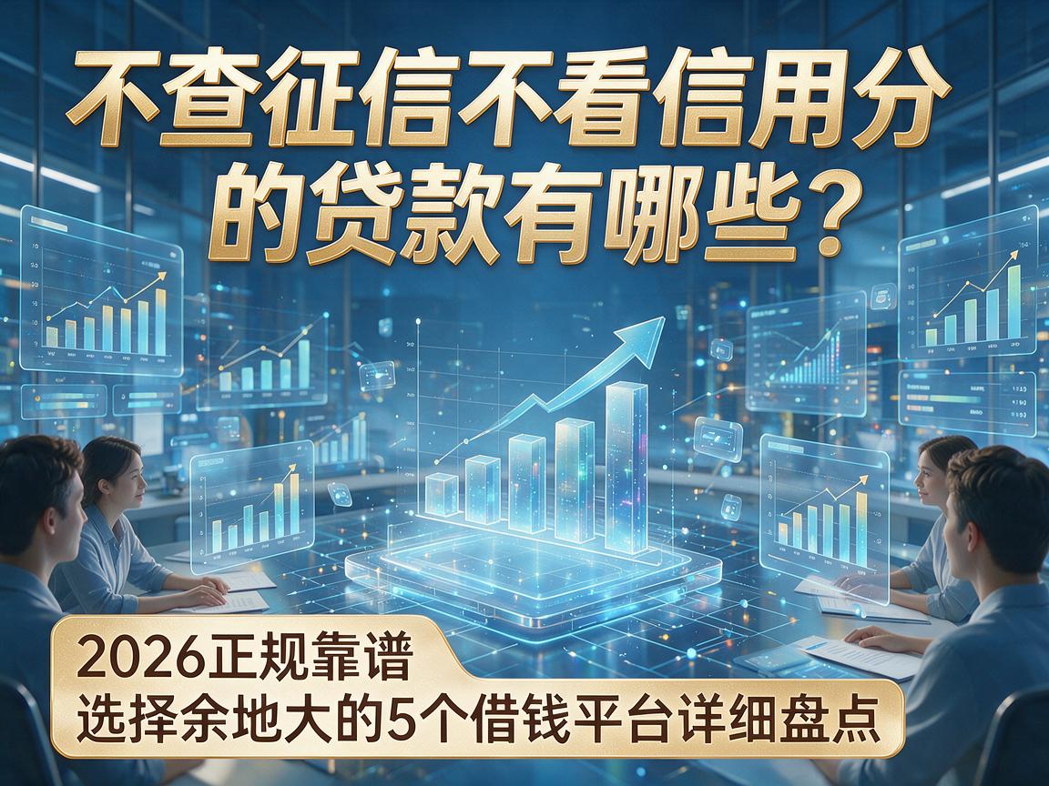 不查征信不看信用分的贷款有哪些？2026正规靠谱、选择余地大的5个借钱平台详细盘点！