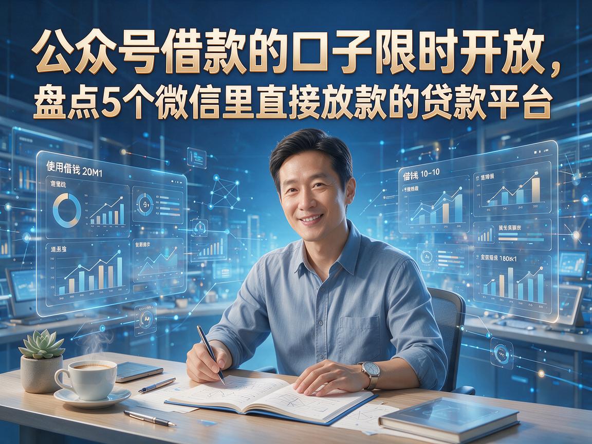 公众号借款的口子限时开放，盘点5个微信里直接放款的贷款平台