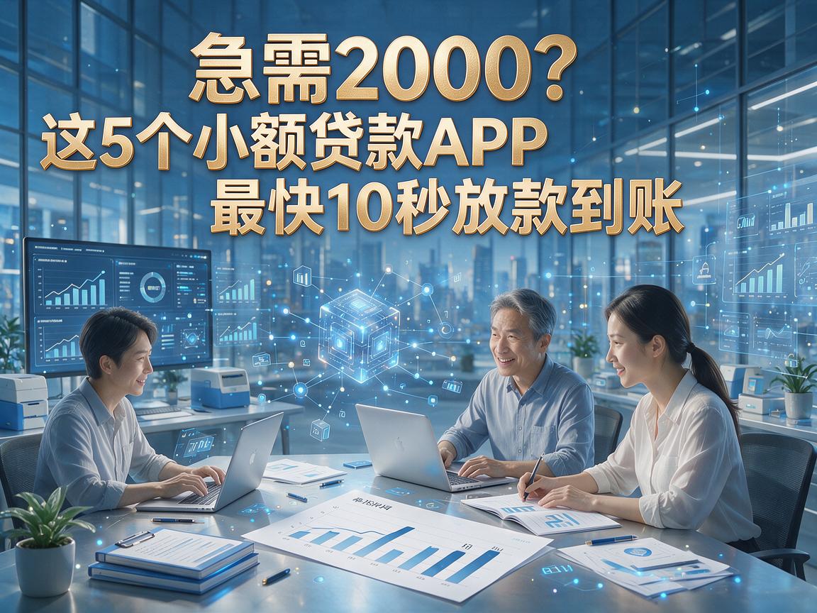 急需2000？这5个小额贷款APP最快10秒放款到账
