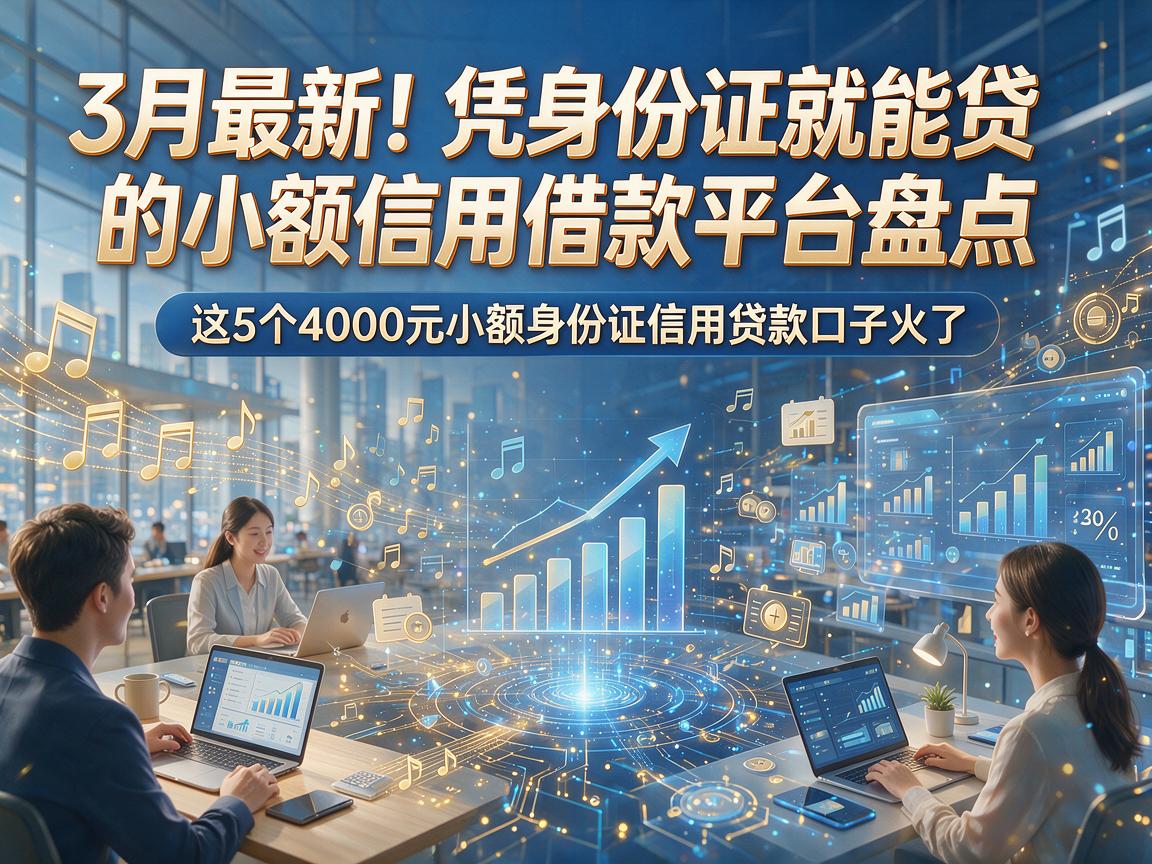 3月最新！凭身份证就能贷的小额信用借款平台盘点，这5个4000元小额身份证信用贷款口子火了