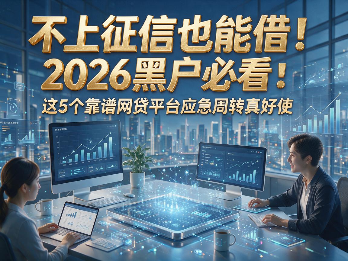 不上征信也能借!2026黑户必看:这5个靠谱网贷平台应急周转真好使