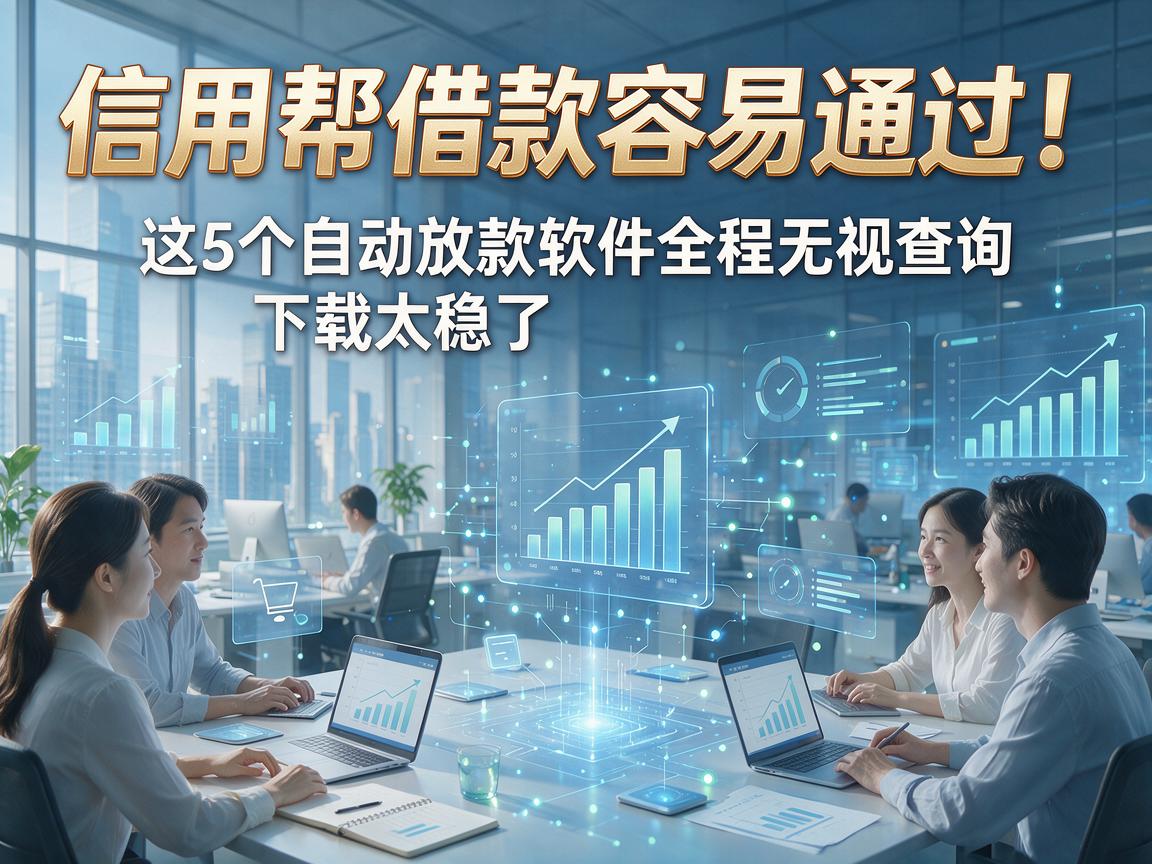 信用帮借款容易通过!这5个自动放款软件全程无视查询,下款太稳了
