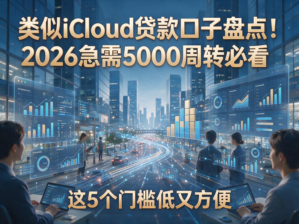 类似iCloud贷款口子盘点：2026急需5000周转必看，这5个门槛低又方便