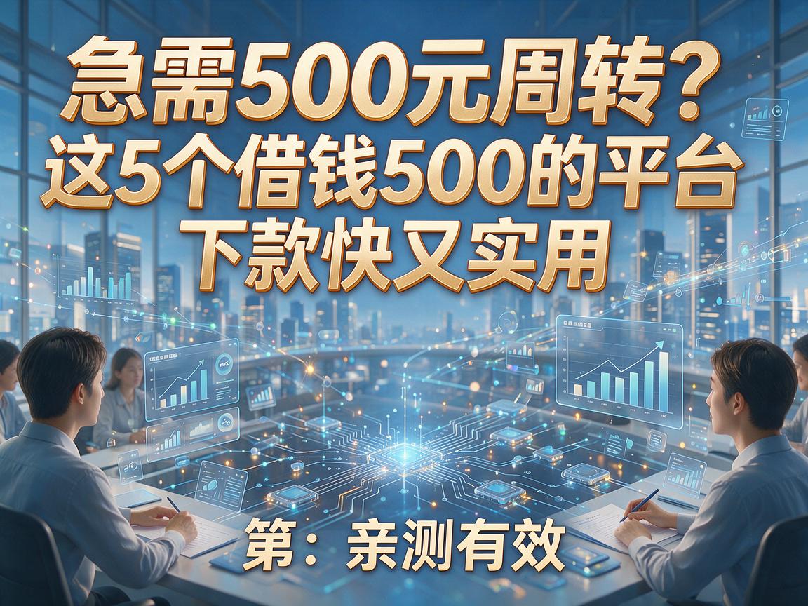 急需500元周转？这5个借钱500的平台下款快又实用，亲测有效！