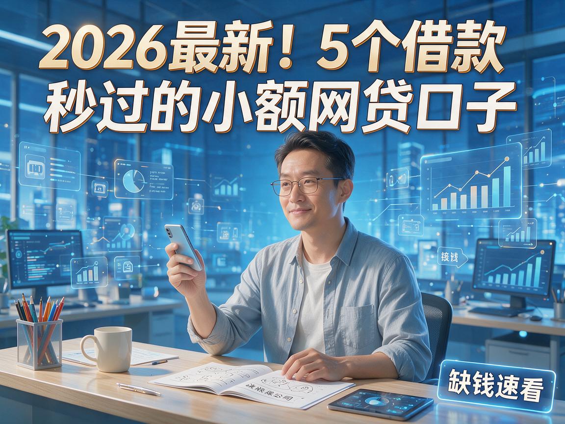 2026最新！5个借款秒过的小额网贷口子，缺钱速看