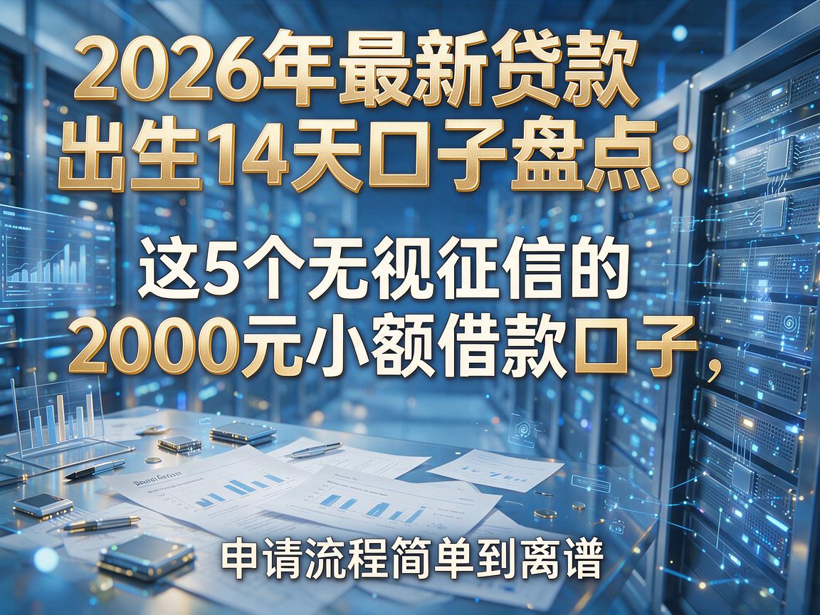 2026年最新贷款出生14天口子盘点：这5个无视征信的2000元小额借款口子，申请流程简单到离谱
