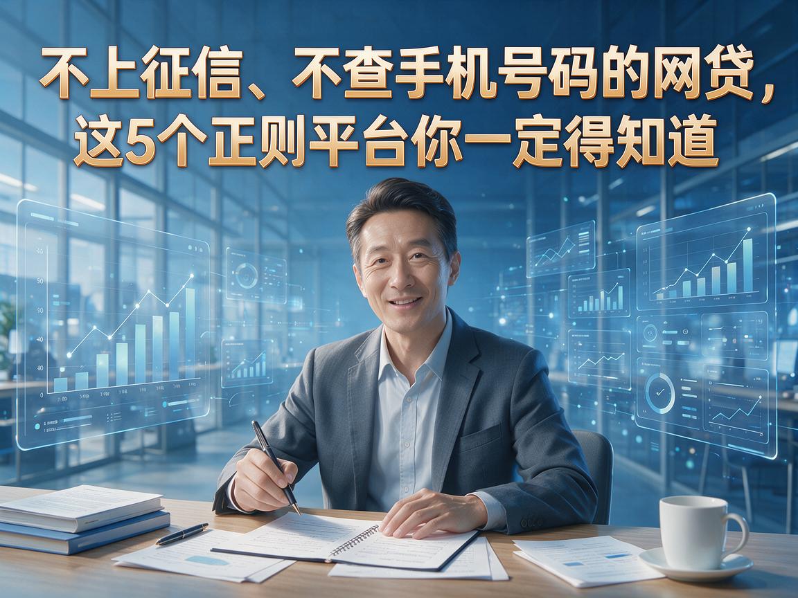 不上征信、不查手机号码的网贷，这5个正规平台你一定得知道！