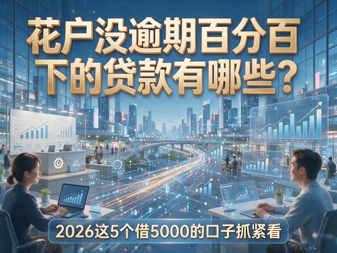 花户没逾期百分百下的贷款有哪些?2026这5个借5000的口子抓紧看