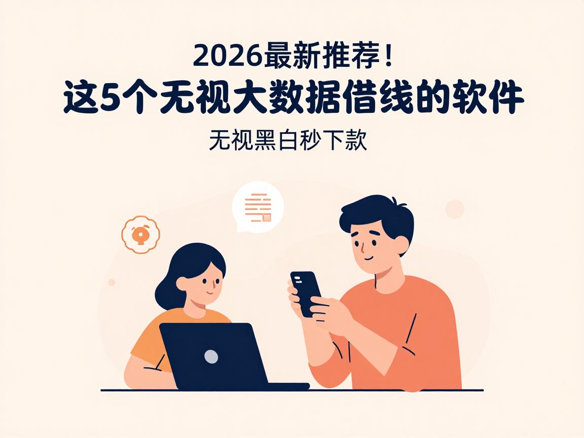 2026最新推荐！这5个无视大数据借钱的软件，无视黑白秒下款