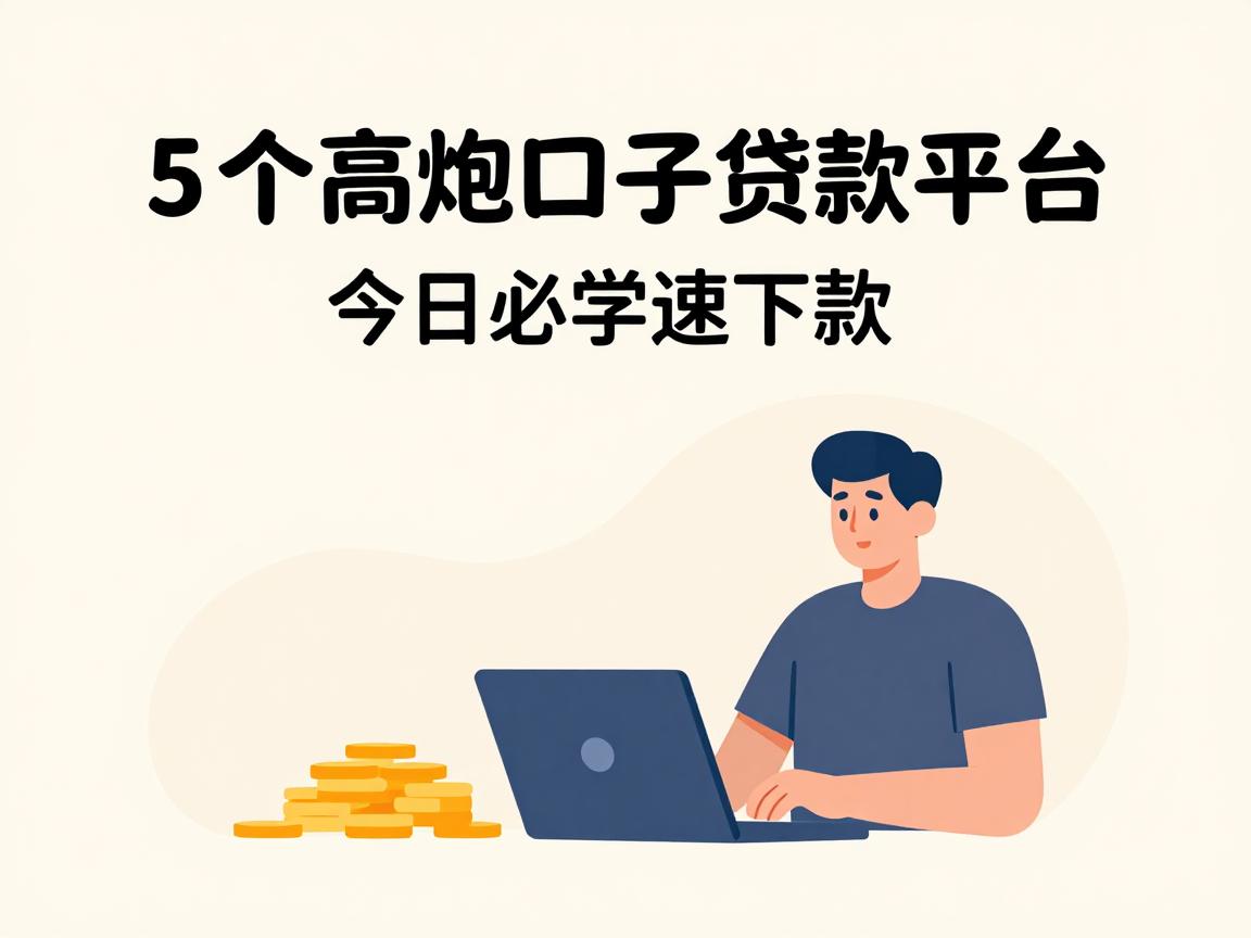 无视黑白户！这5个高炮口子贷款平台，今日必学速下款
