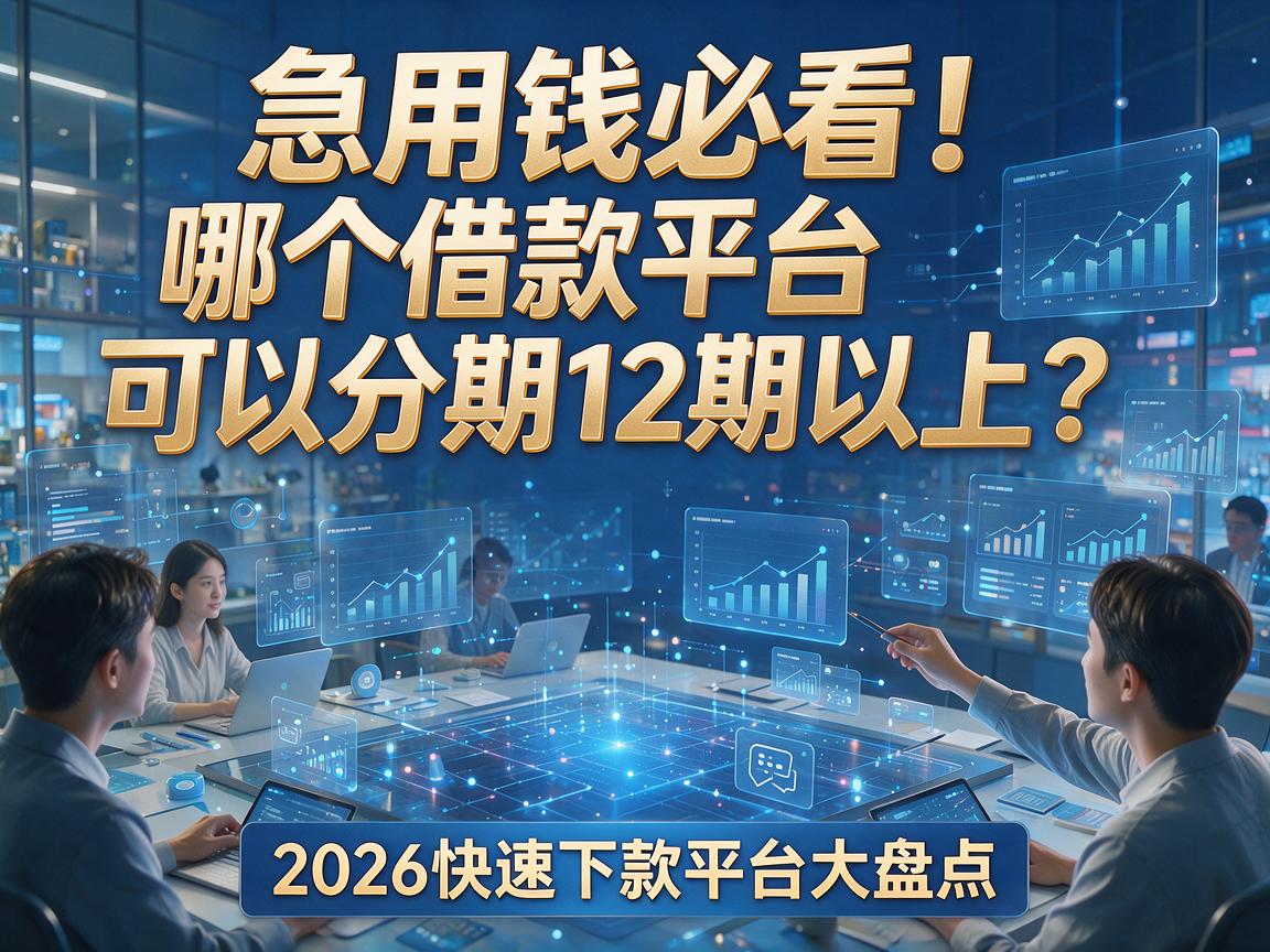 急用钱必看!哪个借款平台可以分期12期以上?2026快速下款平台大盘点